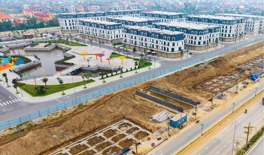 Tiến độ Hoàng Huy New City giai đoạn 1